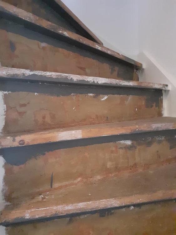 trap renoveren voor beton cire