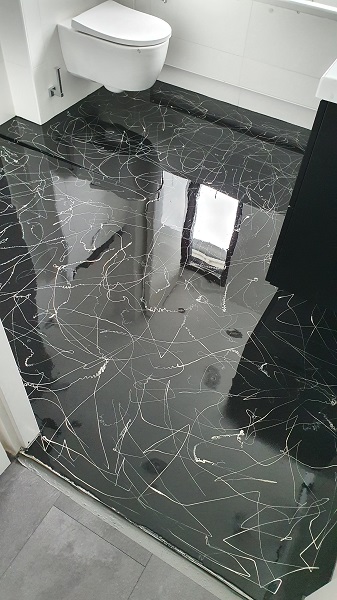 epoxy zwart en wit marmerlook klein epoxy zwart en wit marmerlook klein